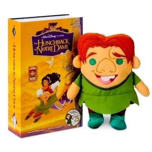 The Disney Store Hunchback of Notre Dame VHS Plush Small Quasimodo Limited LR